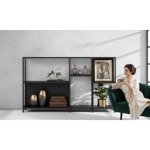 KONSOLA - REGAŁA CZARNY SKD-374